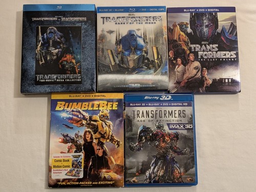 Transformers blu ray lot - blu-ray, 3d