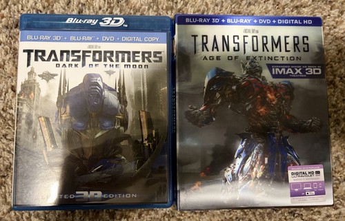 Transformers blu ray set - 3d, blu-ray