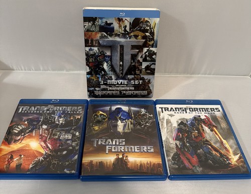 Transformers movie blu ray - transformers, 3-movie