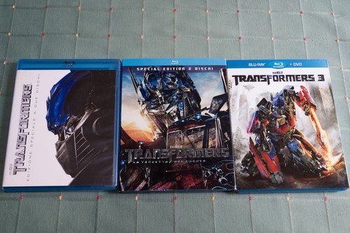 Blu ray transformers - 1, 3